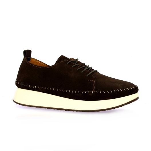 Madory Baskets cuir veloursmarron