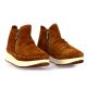 Madory Boots cuir velourscognac