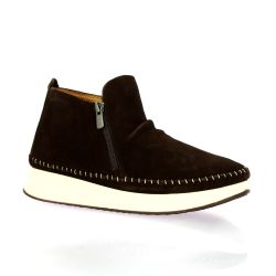 Madory Boots cuir veloursmarron