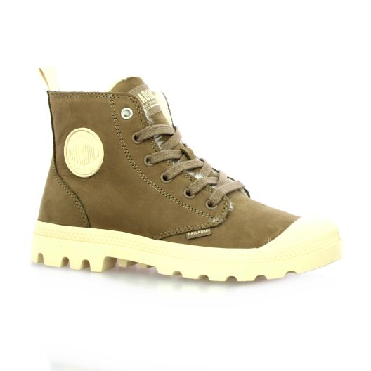 Palladium Baskets cuir nubucktaupe