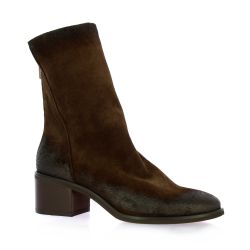 Metisse Boots cuir veloursmarron