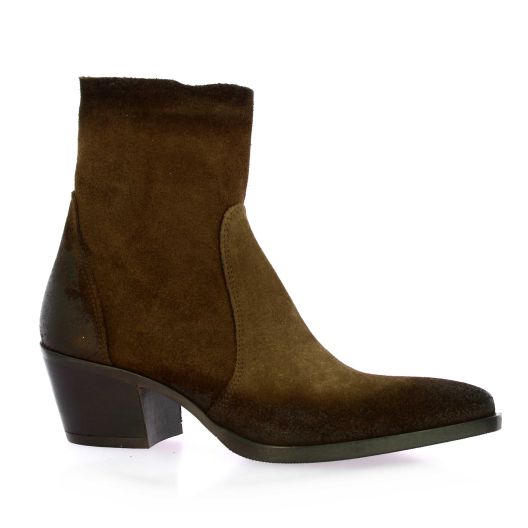 Metisse Boots cuir veloursmarron