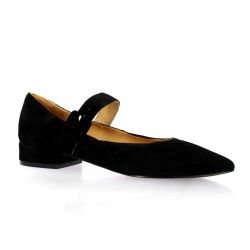 Inuovo Babies cuir veloursnoir