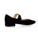 Inuovo Babies cuir veloursnoir