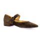 Inuovo Babies cuir veloursmarron
