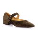 Inuovo Babies cuir veloursmarron
