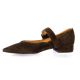 Inuovo Babies cuir veloursmarron