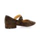 Inuovo Babies cuir veloursmarron