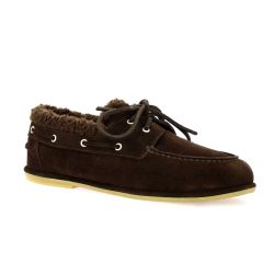 Inuovo Derby cuir veloursmarron