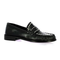 Inuovo Mocassins cuir glacénoir