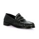Inuovo Mocassins cuir glacénoir