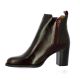 Maroli Boots cuir glacébordeaux