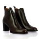 Maroli Boots cuir glacébordeaux