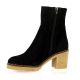 Maroli Boots cuir veloursnoir