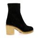 Maroli Boots cuir veloursnoir