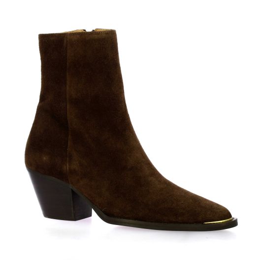 Maroli Boots cuir veloursmarron