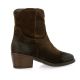 Pao Boots cuir velours marron