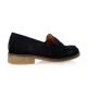 Pao Mocassins cuir veloursmarine