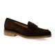 Pao Mocassins cuir veloursmarron