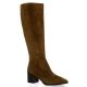 Fremilu Bottes cuir velourstaupe
