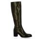 Gianni crasto Bottes cuirmarron
