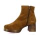 Patricia miller Boots cuir velourscognac