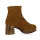 Patricia miller Boots cuir velourscognac