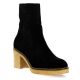 Maroli Boots cuir veloursnoir