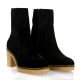 Maroli Boots cuir veloursnoir