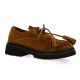 Kanna Derby cuir velourscognac