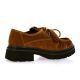 Kanna Derby cuir velourscognac
