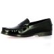 Exit Mocassins cuir glacénoir