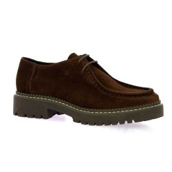 Exit Derby cuir veloursmarron
