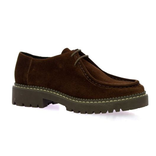Exit Derby cuir veloursmarron