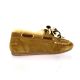 Poelman Mocassins cuir velourscamel