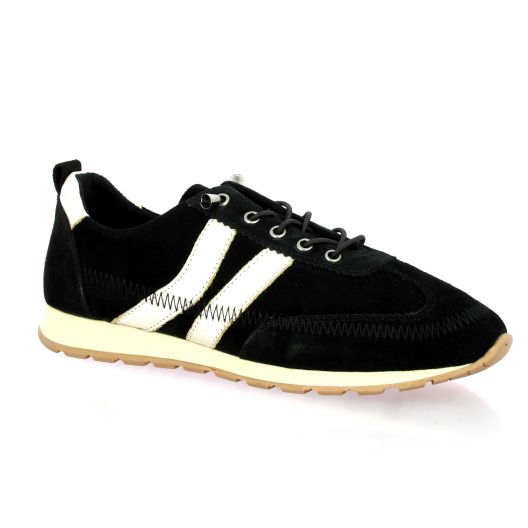 K.mary Baskets cuir veloursnoir